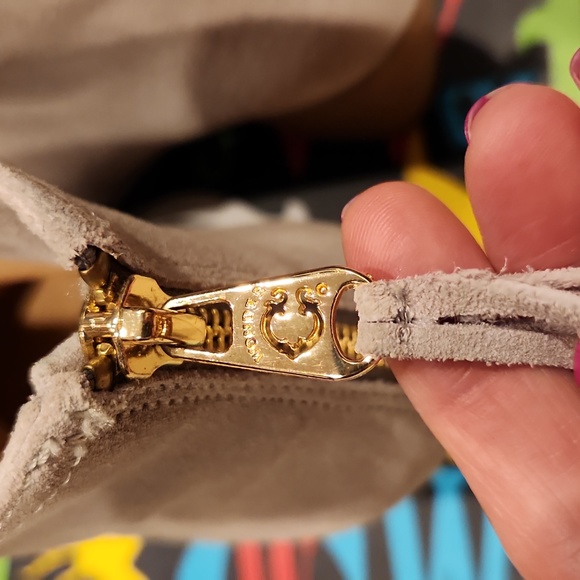 C Wonder Grey Suede booties Size 7.5 - Picture 4 of 5